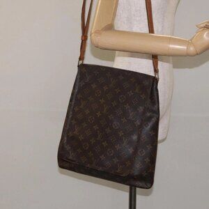 LOUIS VUITTON Monogram Musette Shoulder Bag M51256 LV Auth 130238